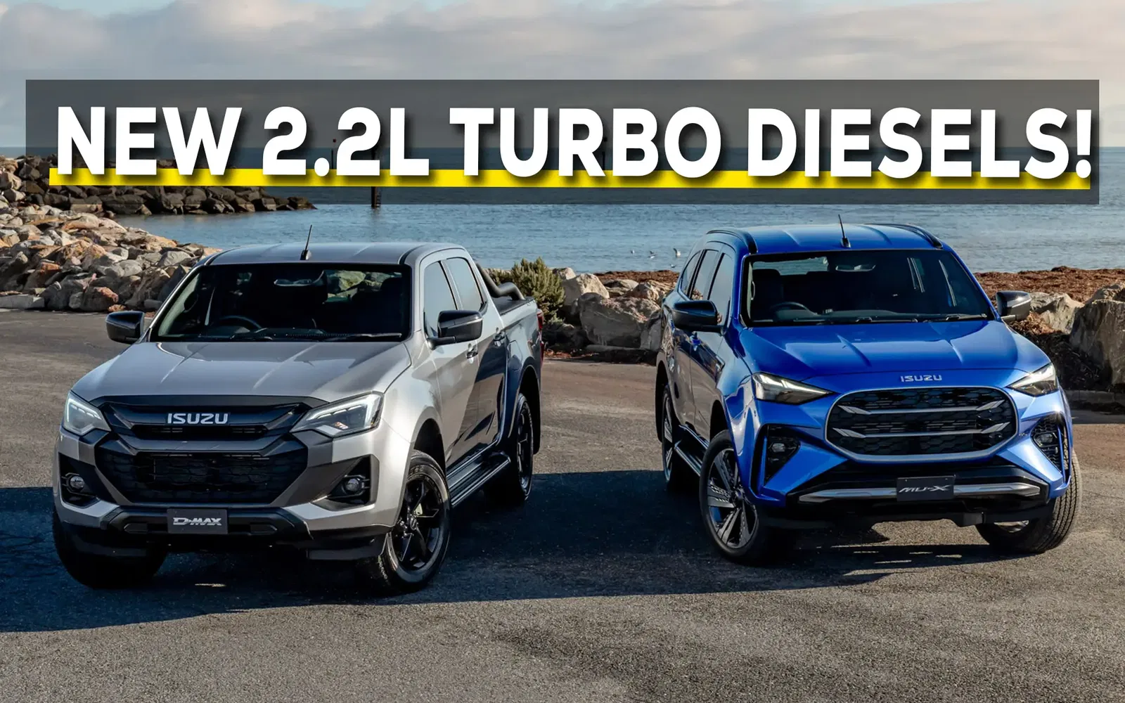 2026 Isuzu D-MAX and MU-X Price Revealed for New 2.2L Turbo Diesel Range