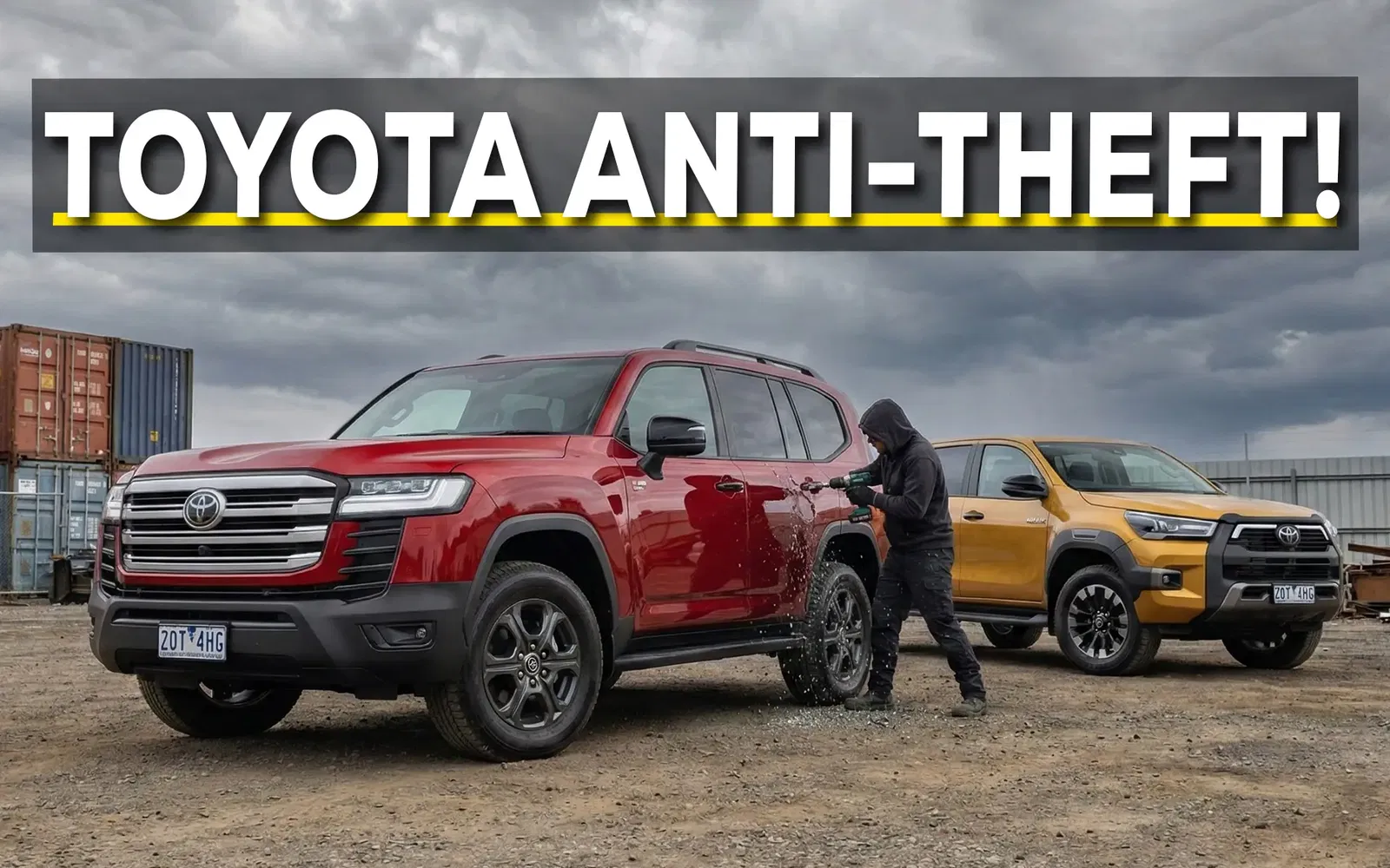 Toyota Australia Announces Anti-Theft Upgrades for HiLux, LandCruiser and Prado