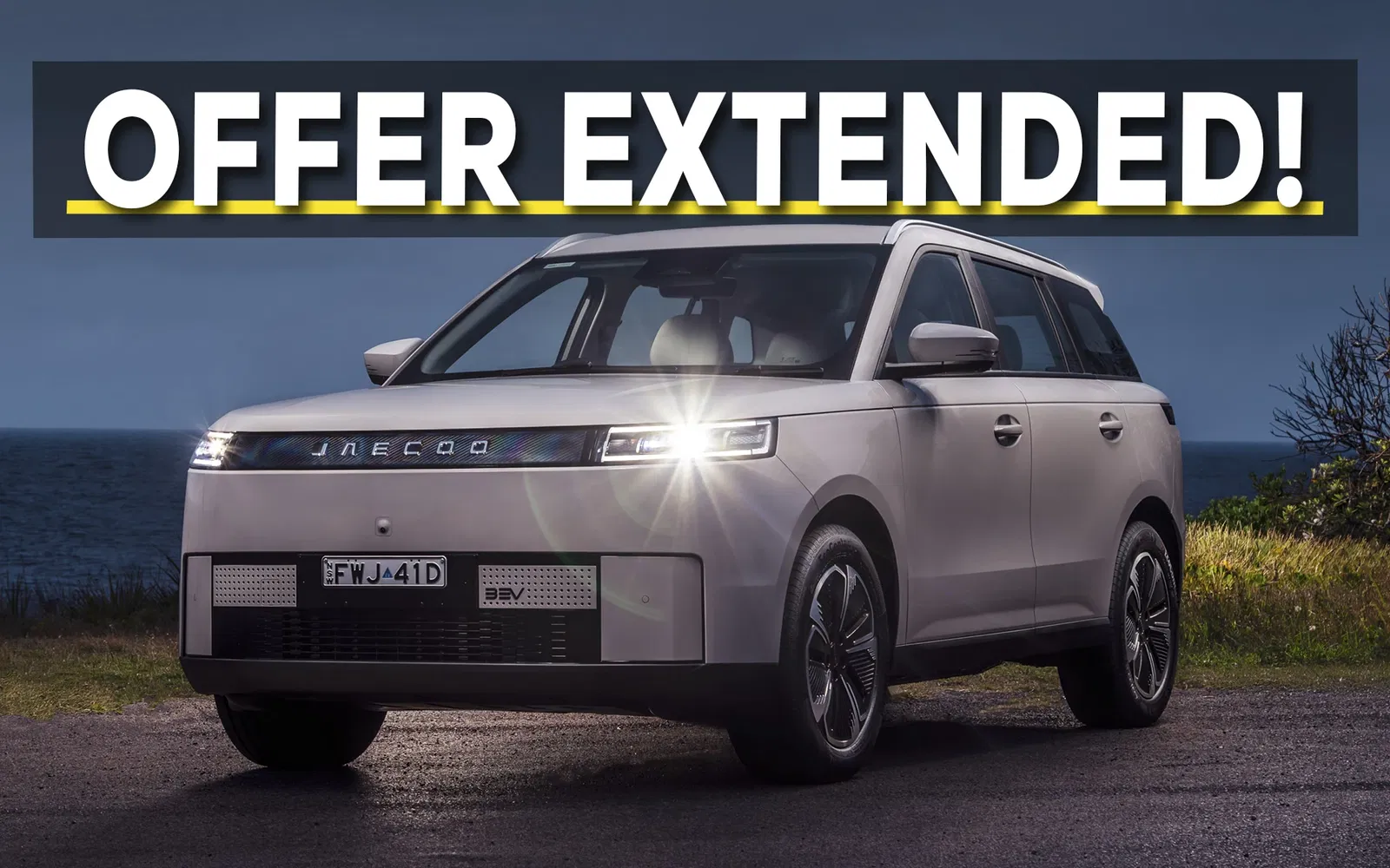 2026 Jaecoo J5 EV $36,990 Driveaway Offer Extended: New Interior Options for Australia