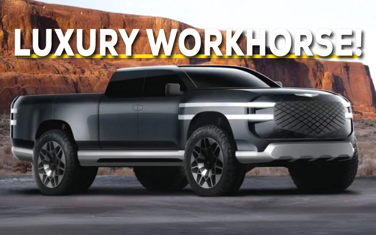 This is a Genesis ute – but you can’t have it 